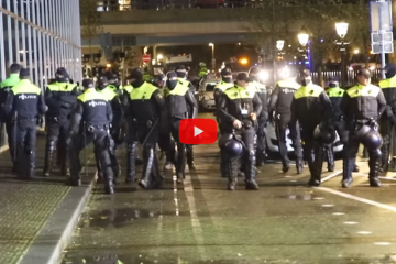 politie lawaaiprotest den haag